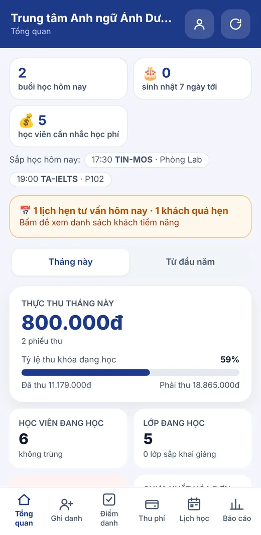 Kệ Số Đào tạo trên điện thoại